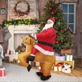 thumbnail image 3 of Cartoon Inflatable Christmas Costume Reindeer Santa Claus Inflated Clothes Party Suit_Perfect Gift, 3 of 5