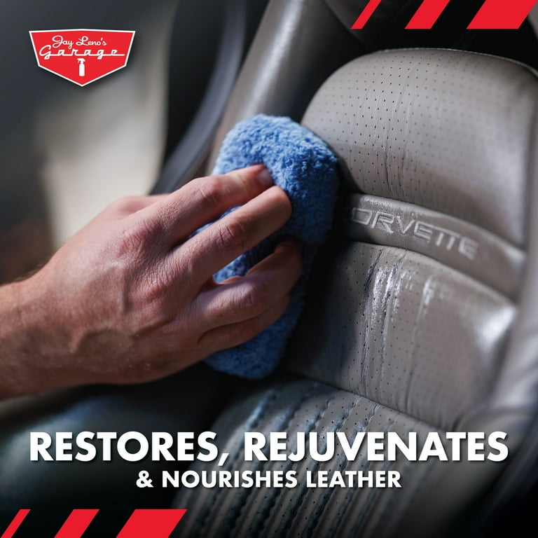 Jay Leno's Garage Leather Conditioner 16 oz Protect Restore Car