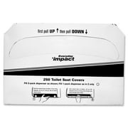 Genuine Joe Toilet Seat Covers Half-fold 250 Pack 5000 Carton White (gjo-85125) by Genuine Joe