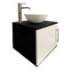 thumbnail image 2 of DECOMOBIL Gabinete Flotante para Baño con Llave Monomando Y Ovalín (Negro Mate/Blanco) DEOMOBIL GABINETE DE ALMACENIMIENTO, 2 of 4
