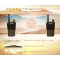 thumbnail image 2 of Radtel RT518 16-Channel Two Way Radio, Black, 4 Pack, 2 of 5