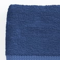 thumbnail image 6 of (2 pack) Beautiful by Drew Barrymore 6-Piece Dobby Bath Towel Set, Soft 100% Cotton, Smokey Blue, 6 of 6