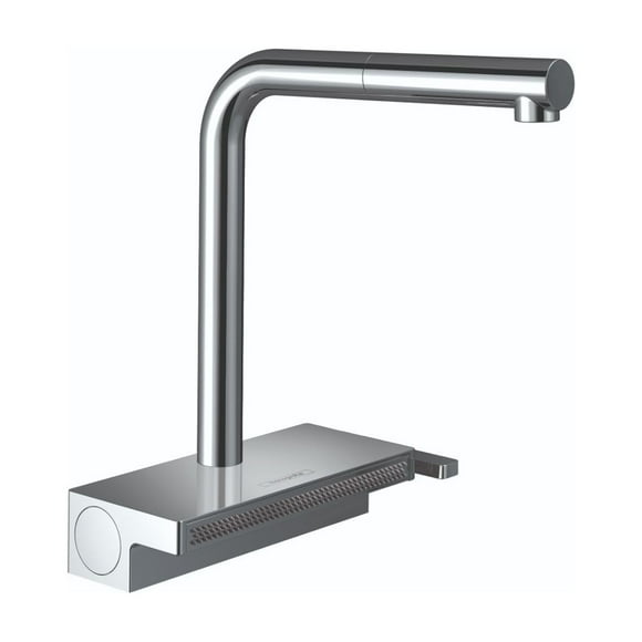 Grifo de cocina hansgrohe Aquno Select Chrome con pulverizador