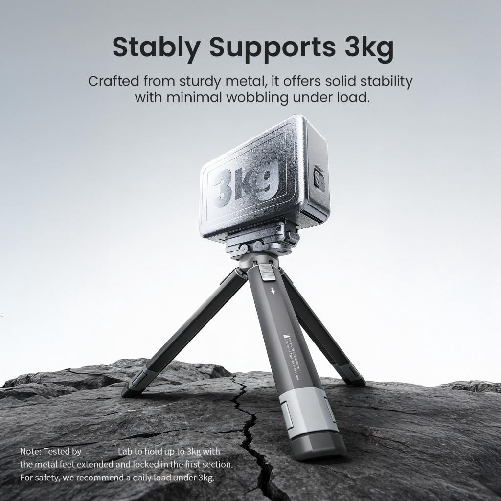 Portable Extendable Camera Tripod Aluminum Alloy For Devices For Travel Photography Enthusiasts