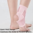 thumbnail image 4 of WUSUOWEI 2PCS Ankle Support Brace,Helps Stabilize The Ankle Muscles and Joints,Adjustable Ankle Support Brace,Compression Ankle Brace Sleeve Wrappings for Sprained.for Injury and Stress Relieving, 4 of 9