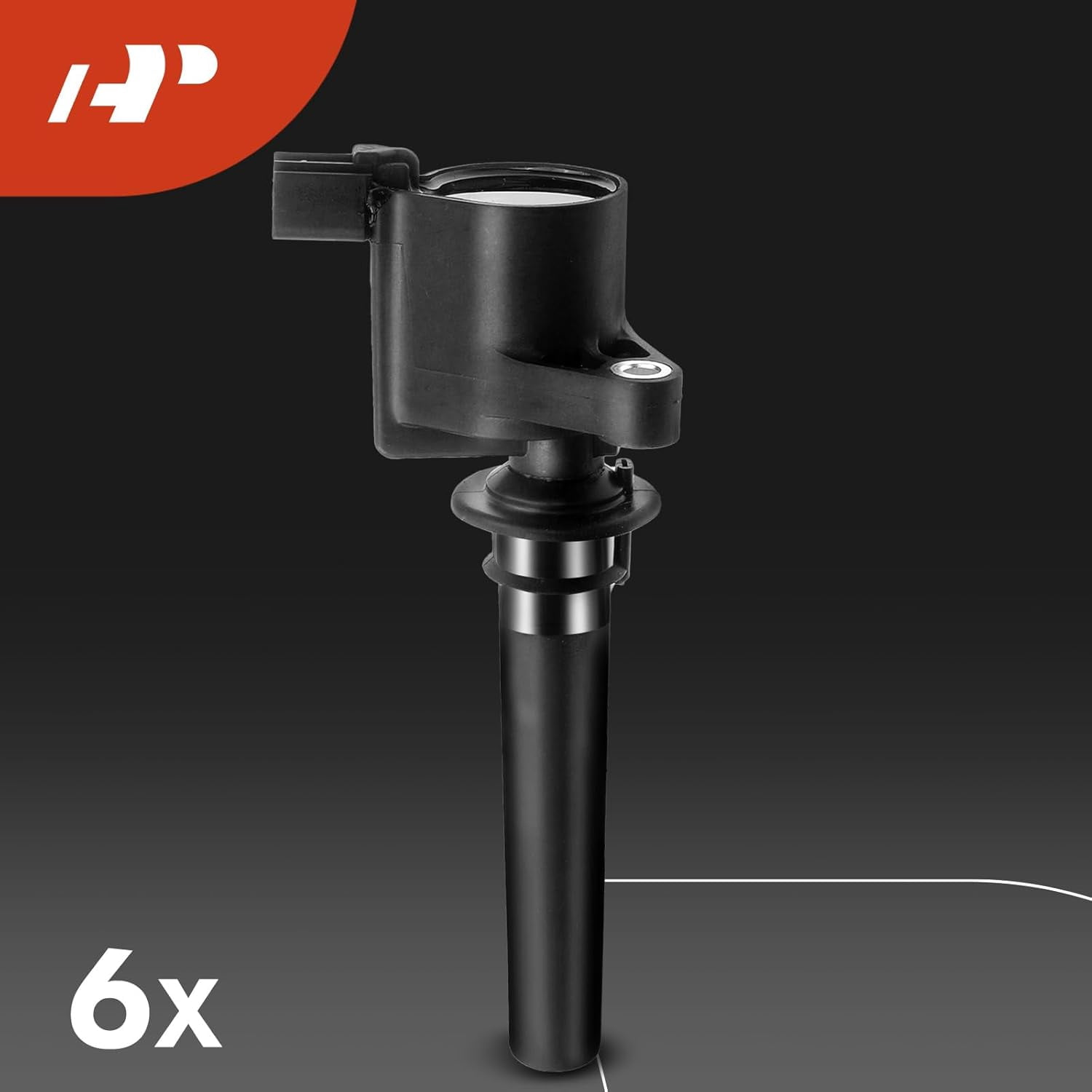 A-Premium Set of 6 Ignition Coil Pack and Iridium Spark Plugs Compatible with Ford Escape 2001-2008 & Mazda 6 2003-2008 & Mercury Sable 2000-2005, V6 3.0L