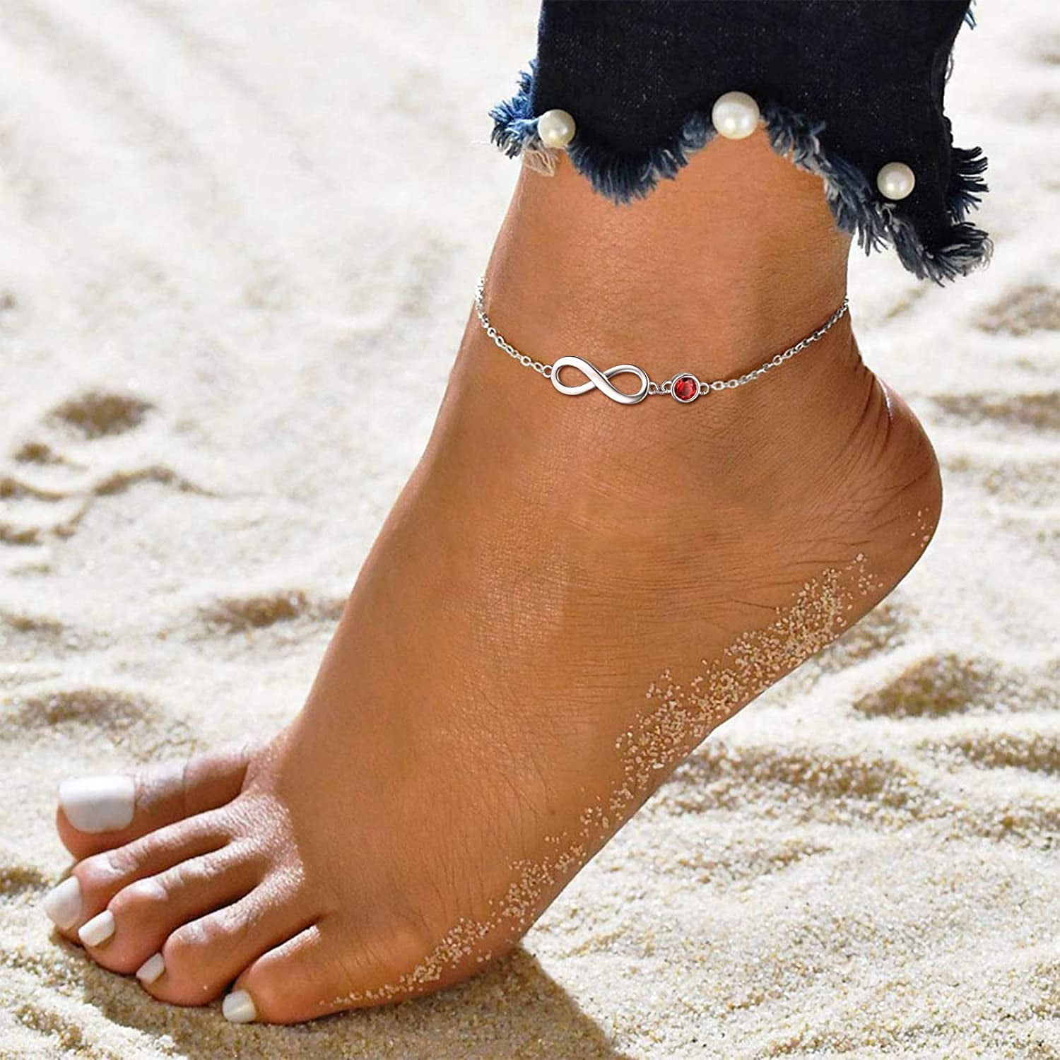 Summer Beach Surfer Wave Ankle Bracelet Adjustable Handmade - Temu