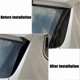 thumbnail image 5 of 2pcs Rear Window Side Spoiler Canard Wing Glossy Black Replacement for X3 F25 2011-2017, 5 of 5