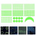 thumbnail image 3 of 1 Set 9 Pcs Luminous Star Moon Dot Wall Stickers Children Room Roof Stickers, 3 of 8