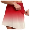 thumbnail image 2 of FUZHIQ Flowy Shorts for Women, High Waisted 5 Inch Animal Print Tennis Skirts Comfy Work Ruffle Hem Activewear Skorts Pockets,XXXXXL, 2 of 7