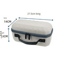 thumbnail image 3 of EVA Hard Shell Travel Case for Samsung Portable Projectors - Oxford Cloth Exterior, Waterproof & Wear-Resistant, Shockproof Middle Layer, Soft Fleece Lining for Scratch Protection - Ideal for Outdoor, 3 of 5