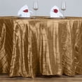 thumbnail image 2 of Efavormart 120" Wholesale Gold Tablecloths Pintuck Table linens for Kitchen Dining Catering Wedding Party Decorations Events, 2 of 8