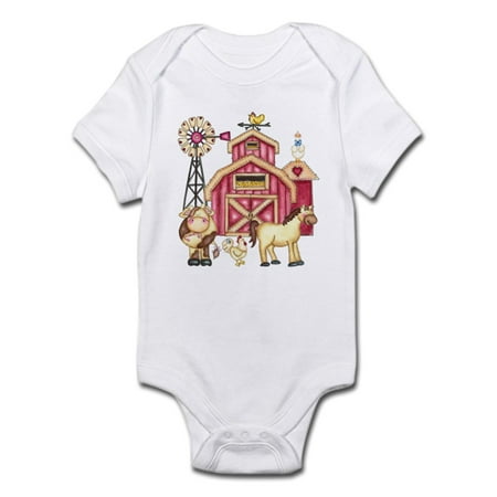 

CafePress - Farm Animals Infant Bodysuit - Baby Light Bodysuit