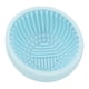 thumbnail image 3 of Cuenco limpiador de brochas de maquillaje, cepillo de manicura suave y Flexible, cuenco limpiador de silicona para salón de casa, azul, 3 of 14