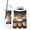 Color 3, variant on Bathroom Accessory Set 6 Piece Romantic Countryside Landscape River Trees Pastel Tones Trash can, Toothbrush Holder, Toothbrush Cup, Soap Dispenser, Soap Dish, Toilet Brush Holder