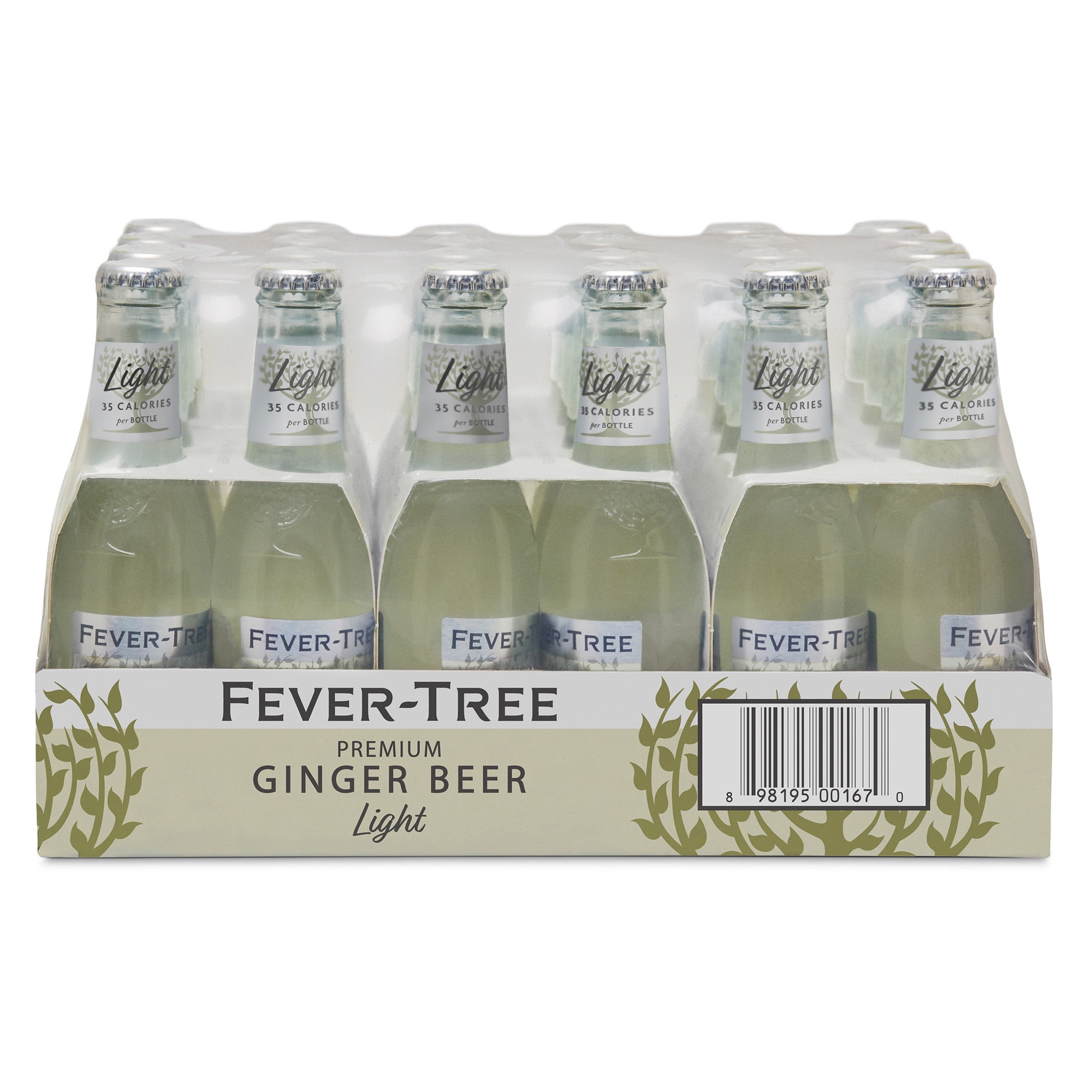 (24 Bottles) Fever-Tree Light Ginger Beer, 6.8 Fl Oz