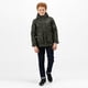 thumbnail image 2 of Regatta - Chaqueta Impermeable Salman Camuflaje para Niños/Niñas (Caqui Oscuro), 2 of 6