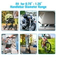 thumbnail image 5 of Bike Phone Mount, Fintie 360° Rotation Universal Bicycle Motorcycle Handlebar Holder Anti-Shake Silicone Bands Cycling Compatible/w iPhone 11 Pro Max/X/XR/XS MAX/8/7 Plus, Samsung Galaxy S10/S10e/S9, 5 of 7