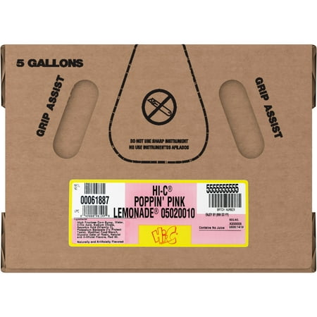 Hi-C Pink Lemonade Bag in box, 5 Gallons