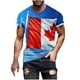 thumbnail image 2 of Tops para hombre, blusas y camisas de manga corta con cuello redondo para hombre, jersey informal con cuello redondo estampado para hombre, pantalones cortos deportivos para fitness, blusa de poliéste, 2 of 5