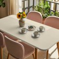 Cream Plaid Table Cloths for 4 Foot Rectangle Tables, Classical ...