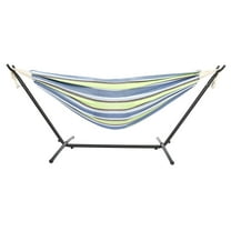 UBesGoo  Portable Double Hammock With Steel Stand Includes Carrying Bag