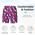 thumbnail image 6 of Picia Vintage Vinyl Record pattern Mens Swim Trunks with Compression Liner Stretch Beach Shorts Quick Dry with Zipper Pockets No-Chafing Board Shorts-Large, 6 of 9