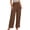 Coffee, variant on Wide Leg Pants for Women Summer Smocked Waisted Palazzo Pants Baggy Flowy Trousers, XS-XL
