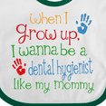 thumbnail image 4 of Inktastic Dental Hygienist Like Mommy Boys or Girls Baby Bib, 4 of 4