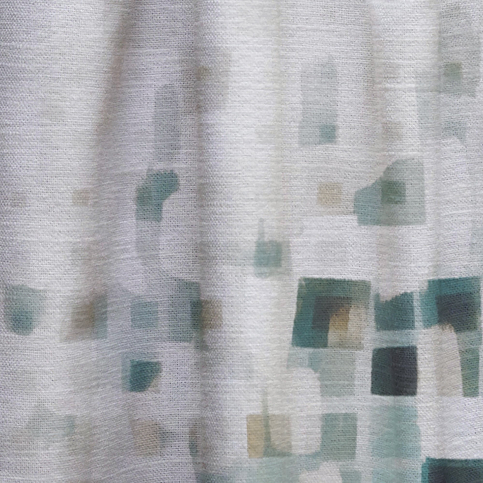 Designart 'Blue Spots Geometric II' Modern Curtain Panel