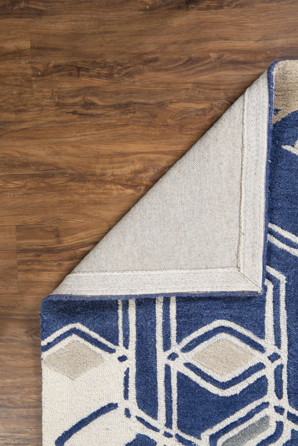 Aspire Wool Impose Ivory & Navy 8' x 11' Area Rug