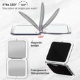 thumbnail image 2 of Hand Pocket Folded- Make Up 10x/30x Magnification Mirror Portable Women Make  Mirror Small Various color, 2 of 6