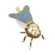 thumbnail image 5 of Tarro de miel Macarena Condimentos con cuchara Azul, 5 of 8