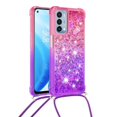 thumbnail image 2 of Funda para OnePlus Nord N200 5G Brillantina Líquida Divertida Reluciente y con Cristales en Movimiento Cuerpo Cruzado con Cordón Ajustable, 2 of 5