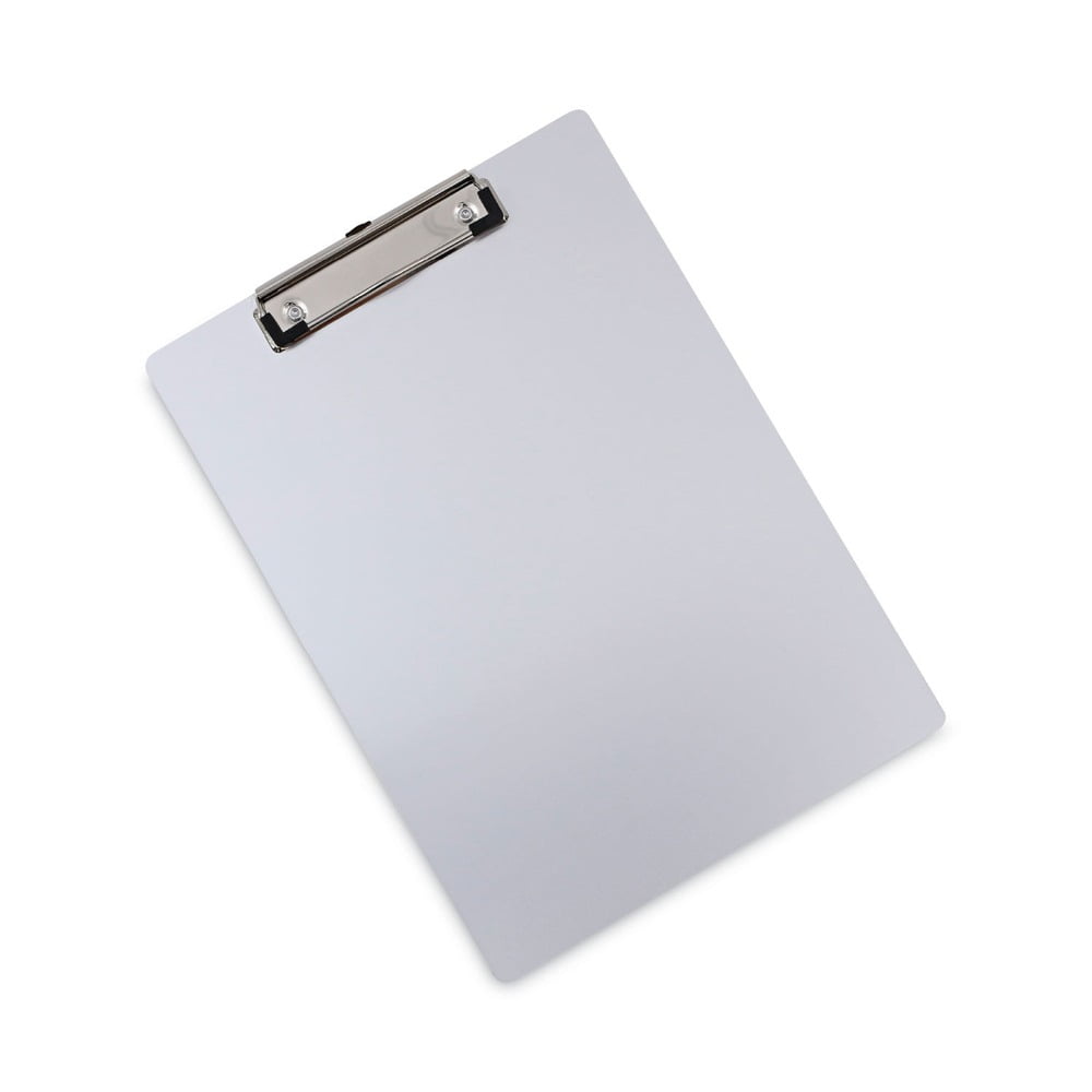Universal UNV40301 0.5 in. Clip Capacity 8.5 in. x 11 in. Aluminum Clipboard with Low Profile Clip