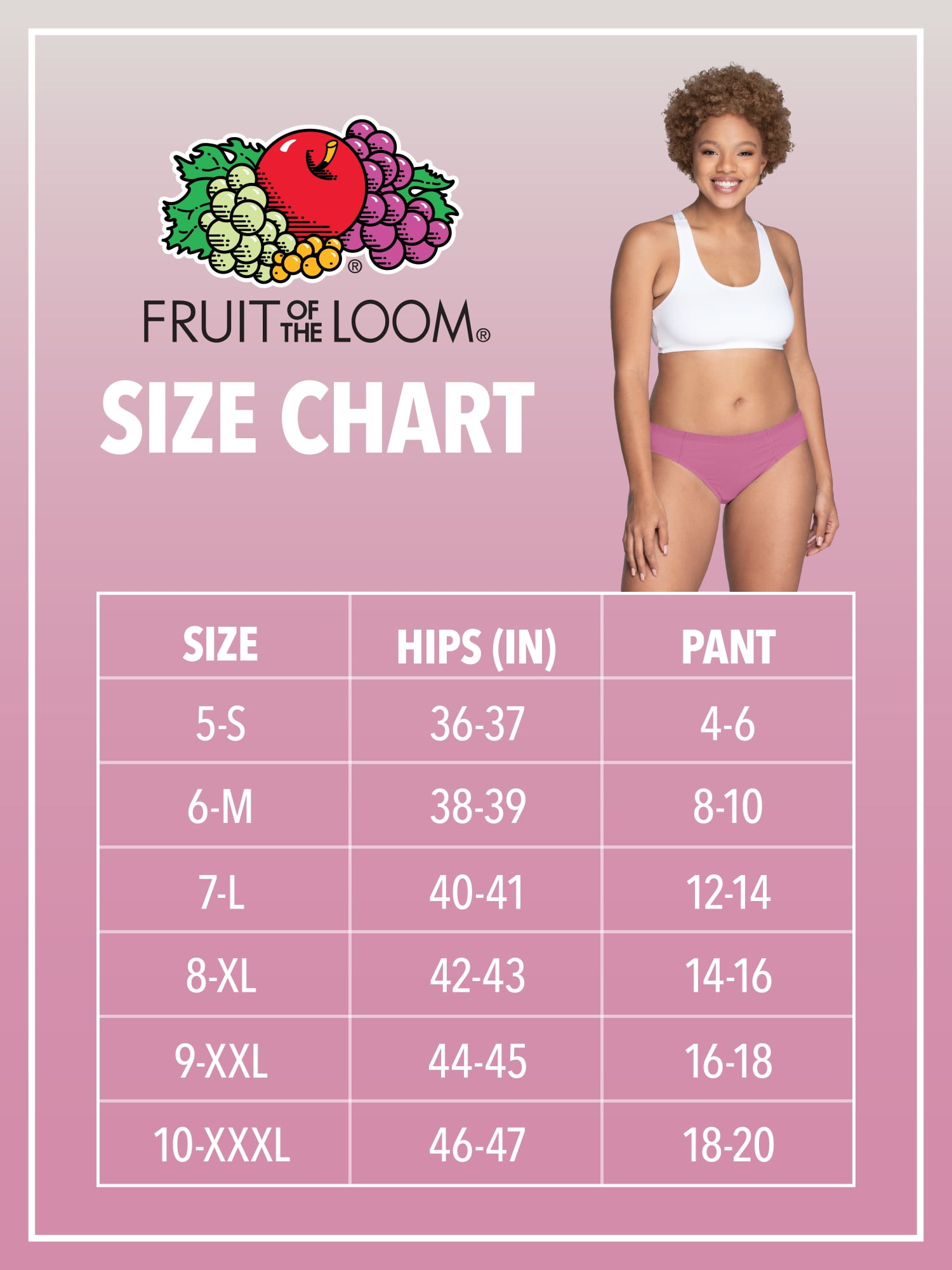 Fruit of the Loom Women's CoolBlend Hi-Cut Underwear, 4 Pack, Sizes S-2XL
