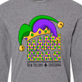 thumbnail image 4 of Inktastic Mardi Gras New Orleans Louisiana Jester Hat Long Sleeve T-Shirt, 4 of 5