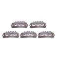 thumbnail image 4 of Metal  Clip, Different Use Round Teeth  Clip Snap  For Barber Shop For Female Dark Brown, 4 of 8