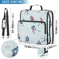 thumbnail image 2 of FORMRS Zipper Binder with Shoulder Strap 1.5-inch Ring 500 Sheet Capacity File Bag, Hockey Action Zone, 2 of 5