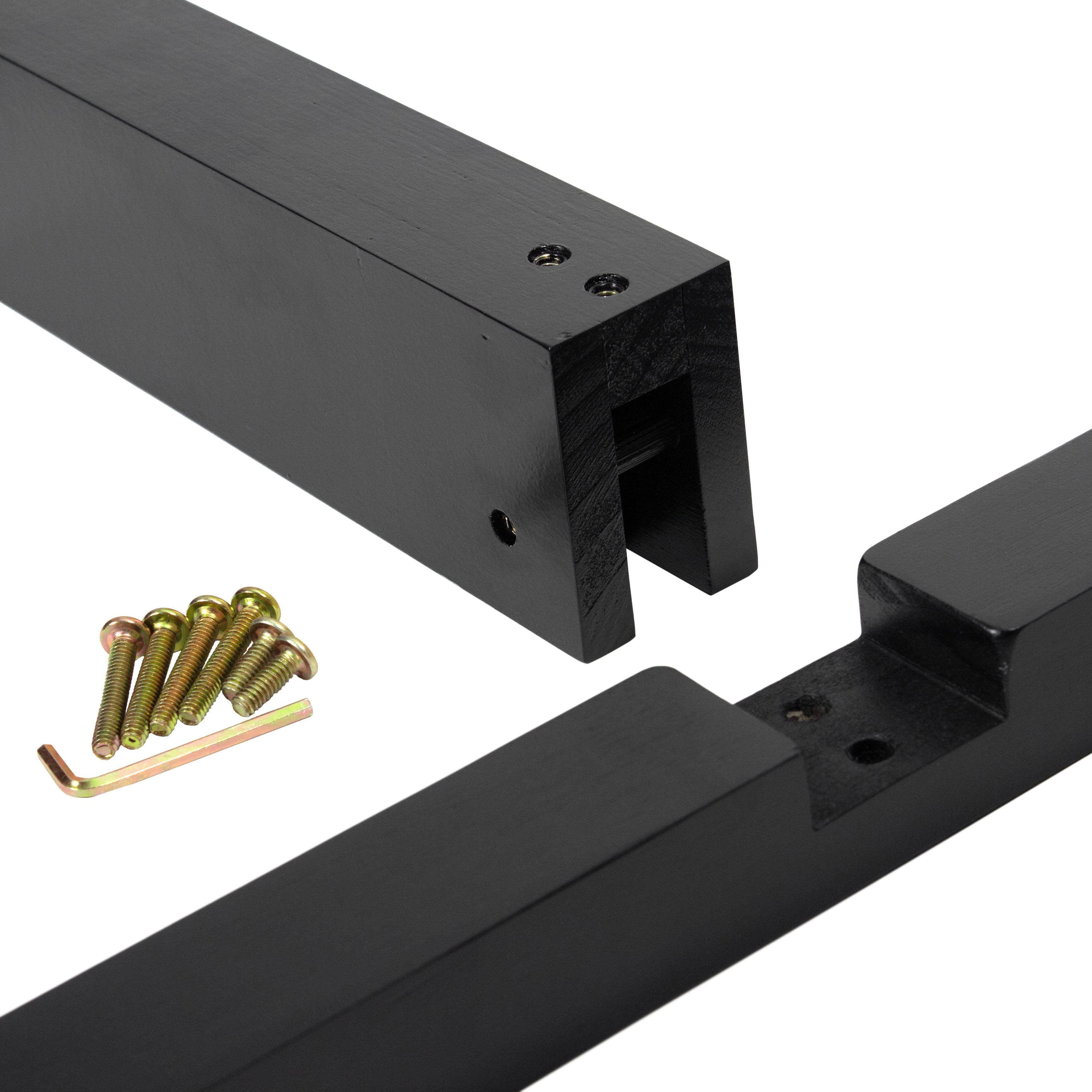 Room Divider Stand Black 3 Panel