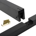 thumbnail image 6 of Room Divider Stand Black 3 Panel, 6 of 7