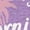 Purple, variant on Cozymy Women's Los Angeles California Palm Tree Surf Beach Graphic V-Neck Short Sleeve Casual Summer T-Shirt