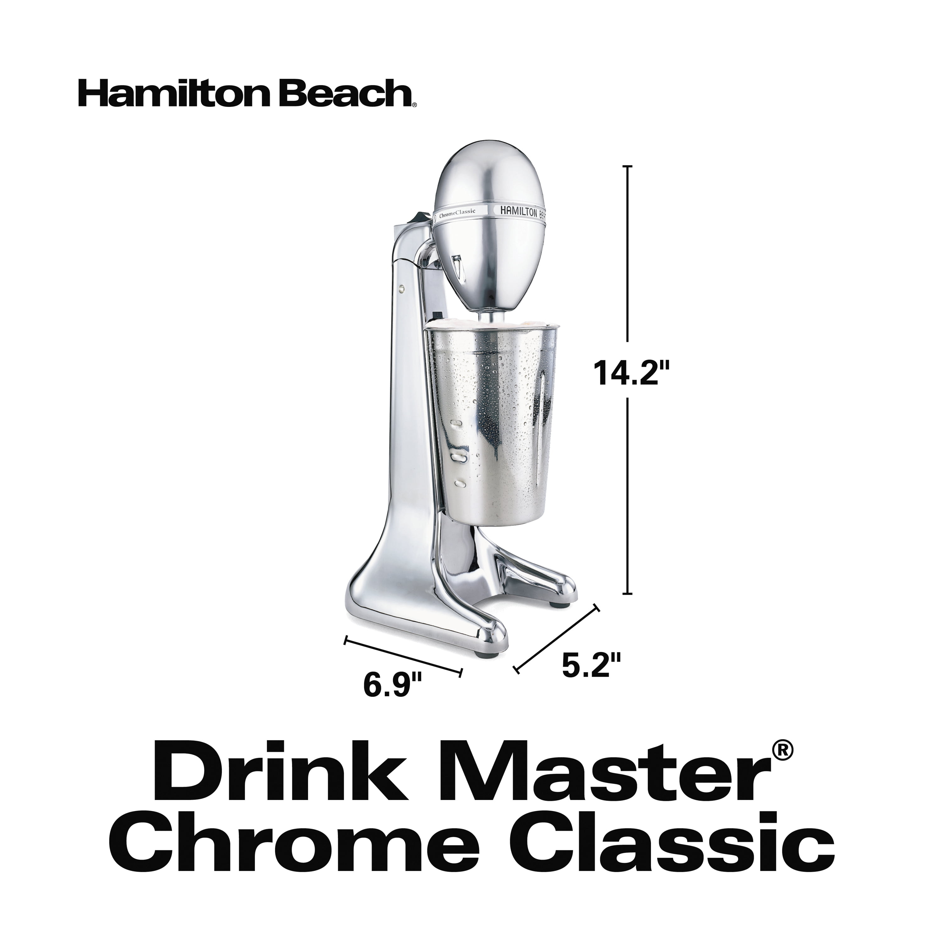 Hamilton Beach 28 oz. 2-Speed Stainless Steel Pro All-Metal Drink