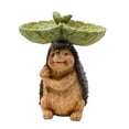 thumbnail image 2 of Estatua de baño de pájaro para jardín al aire libre, comedero para pájaros, erizo Sunnimix estatua de baño de pájaro, 2 of 8
