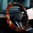 thumbnail image 6 of Labour Day 14.5 Inch Printing PVC Leather Steering Wheel Cover Auto Accessories, 6 of 6