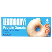 Legendary Foods - Protein Donuts Vanilla Glazed 9.2oz/4ct