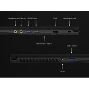 MSI GF63 Thin 15.6 Gaming Laptop, Intel Core i5-11400H, NVIDIA GeForce GTX 1650, 8GB Memory, 256GB NVMe SSD, Windows 11, 11SC-693