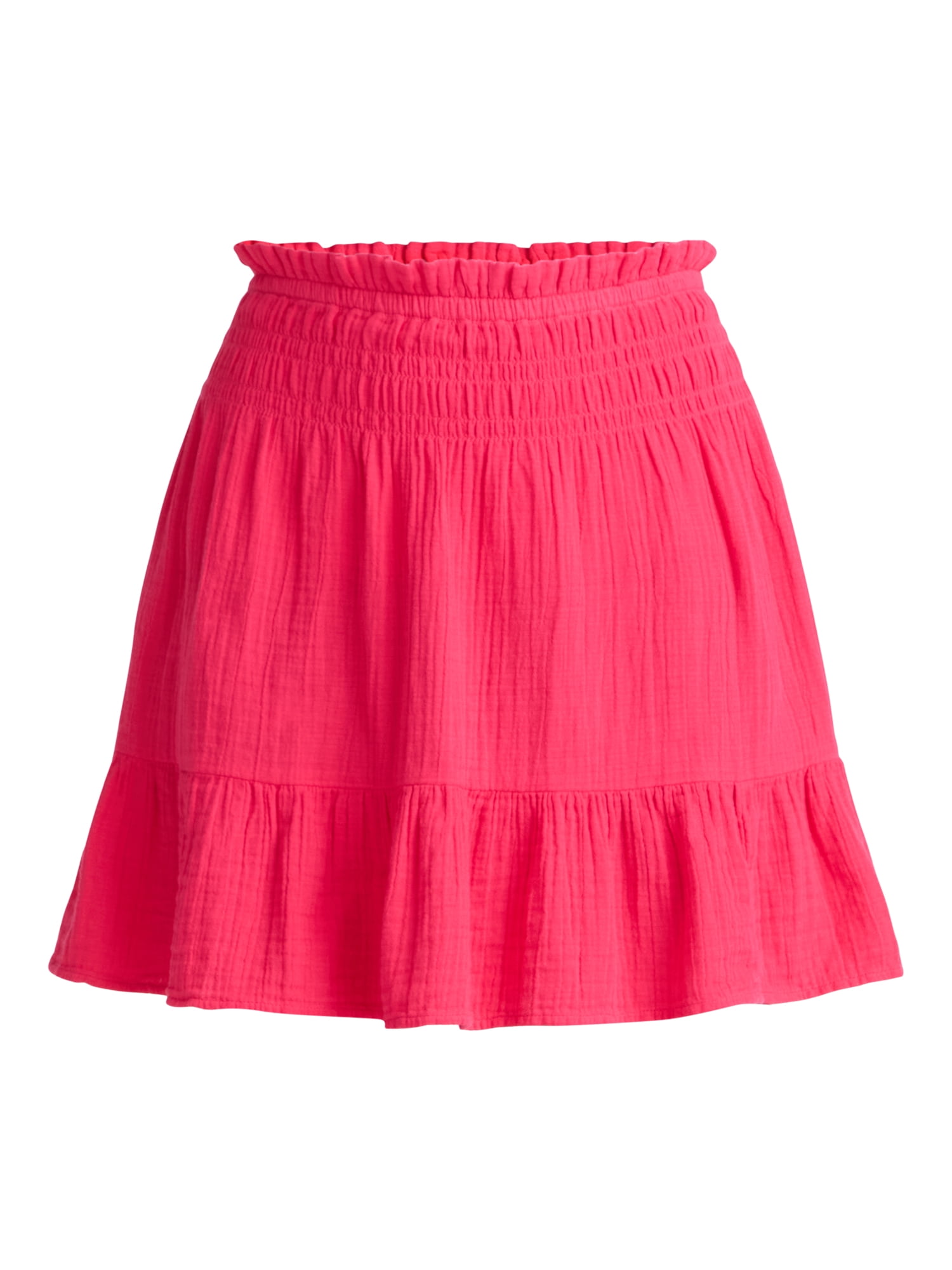 Time and Tru Women's Double Cloth Skirt, Sizes XS-XXXL