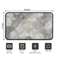 thumbnail image 5 of Gray Marble Gold Hexagon Pattern Door Rugs,Washable Non Slip Door Mats Indoor,Decorative Door Mats,Entry Mat Indoor for Entrance,Bedroom,Kitchen,Bathroom,30"x17", 5 of 6