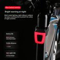 thumbnail image 2 of Mountain Road Bicycles Tail Light USB Rechargeable Taillight Riding Helmet Clip-on Waterproof Warning Lamp Clip-on Lighting Tool Cycling Accessory, 2 of 8
